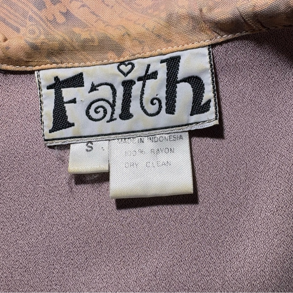 Vintage Boho Patchwork Embroidered Button Shirt T… - image 5